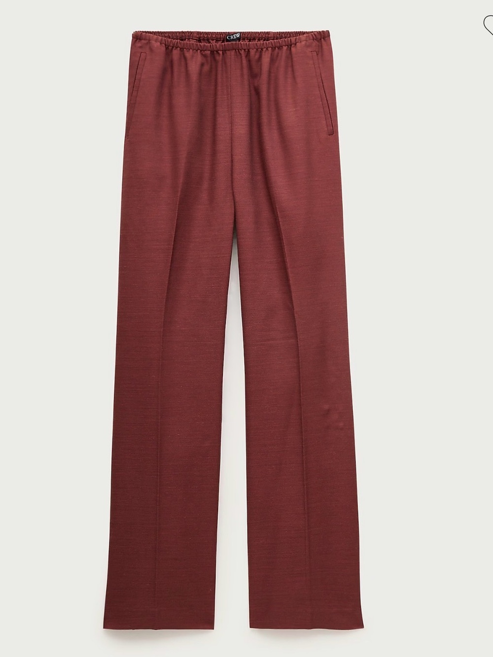 J. Crew Cosmo Pant in Gramercy Linen Blend in Fresh Cacao.